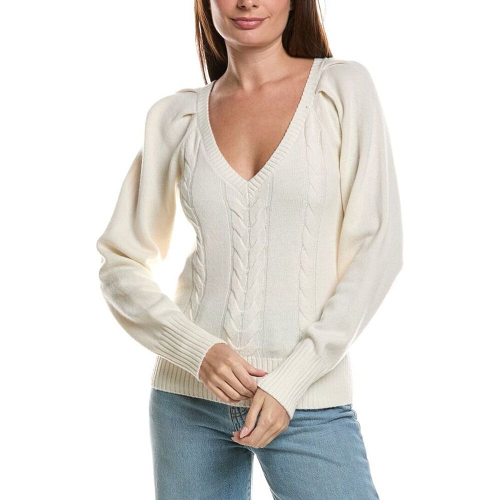 Madewell Womens  Femme Carlia Wool Pullover